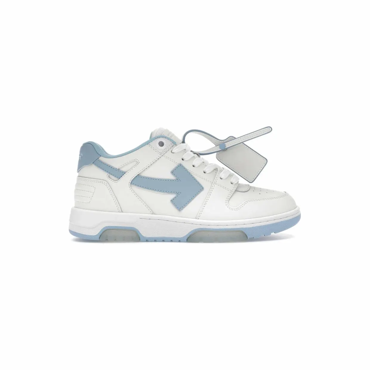 OFF-WHITE Out Of Office OOO Low Tops White Light Blue (2023) (OMIA189C99LEA006-0140)