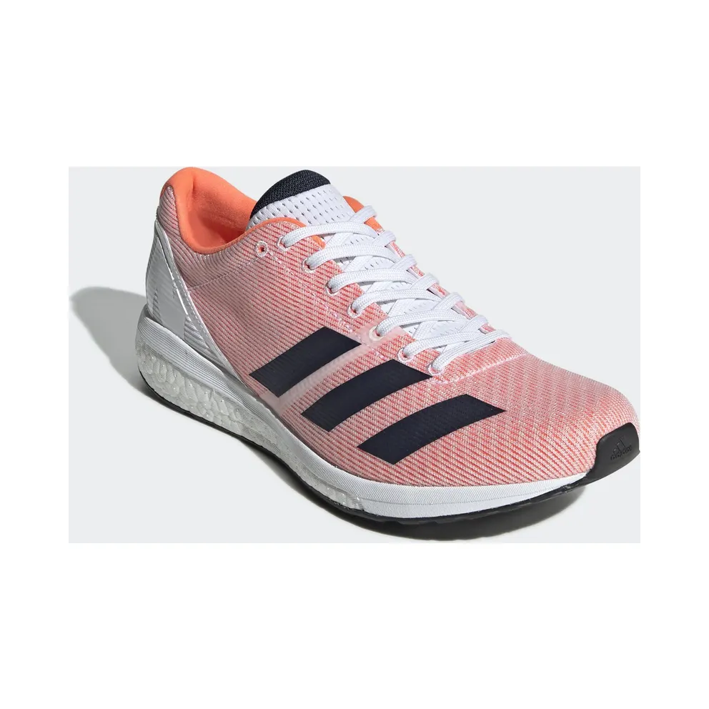 adidas Adizero Boston 8 Solar Orange Cloud White/Collegiate Navy/Solar Orange (F34054)