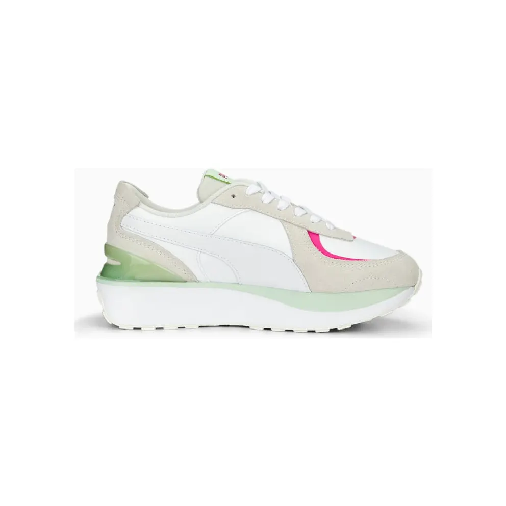 Puma Cruise Rider Nu Brighter Days “White/Pink/Green” (389925-01)