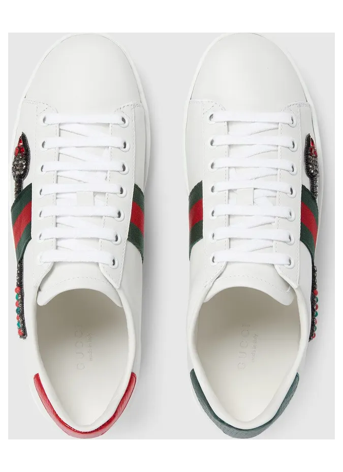 Gucci Ace Embroidered Arrow (454551 02JP0 9064) (4)