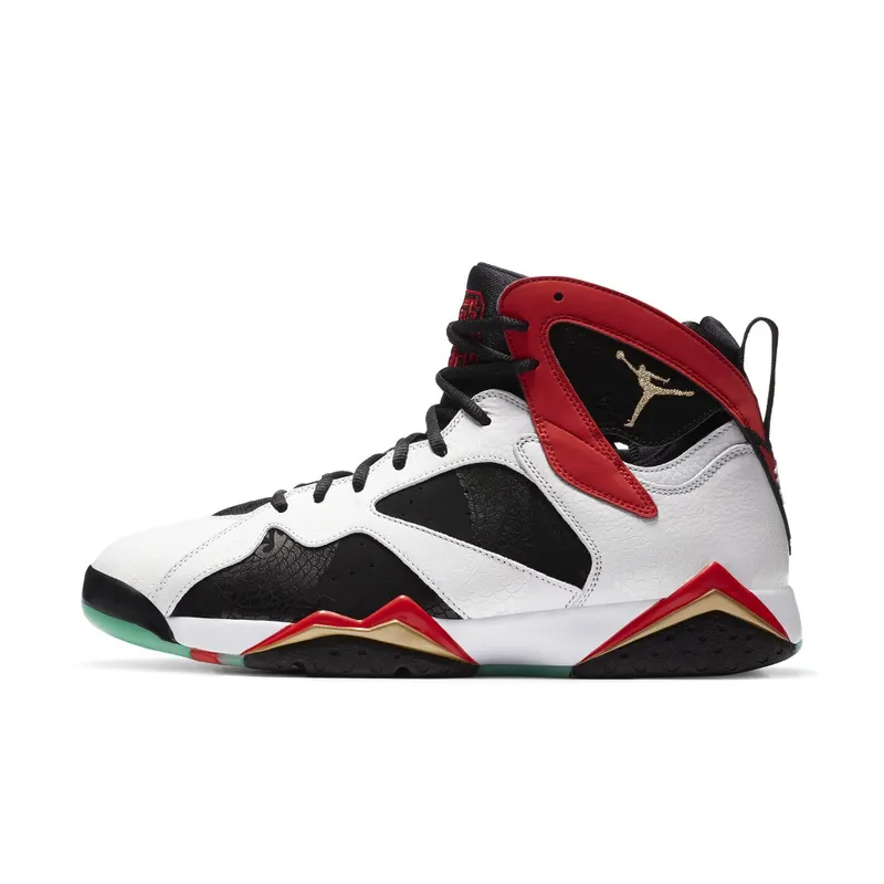 Jordan 7 Retro Greater China White/Chile Red-Black-Metallic Gold (CW2805-160)