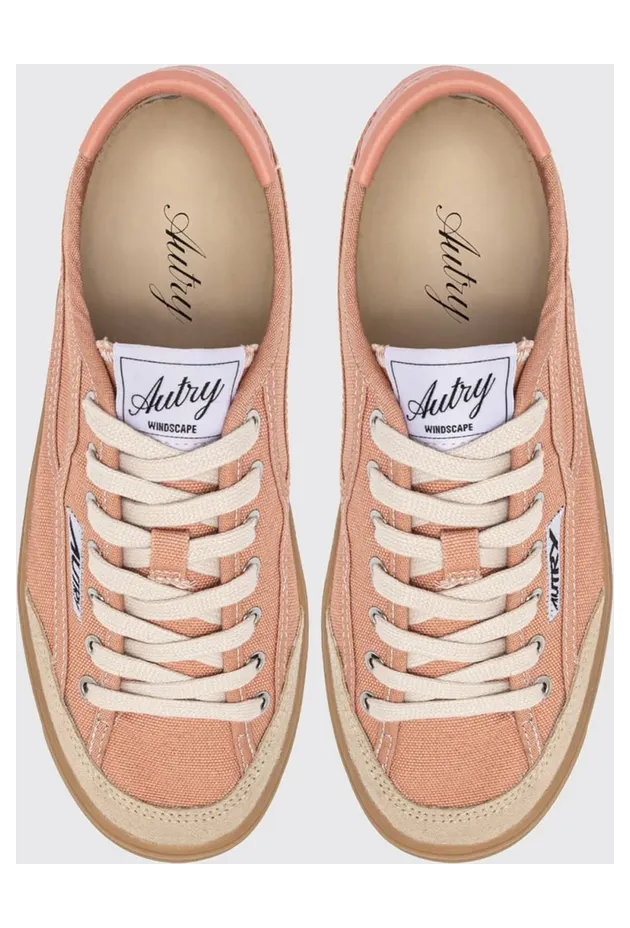 Autry Windscape Cotton Canvas Sneakers Pink (SCLWCU05) (3)
