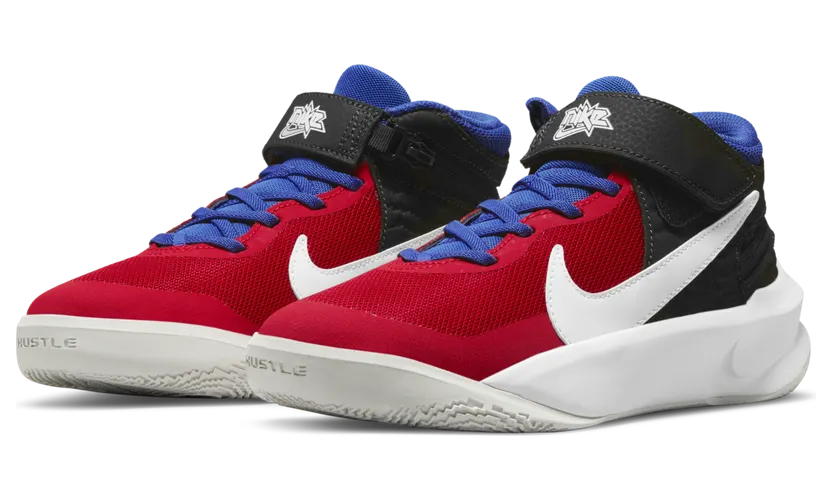 Nike Team Hustle D 10 FlyEase voor kids Zwart (DD7303-005)