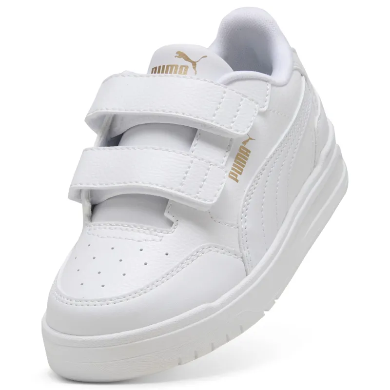 Puma Shuffle Downtown “Puma White / Puma White / Puma Gold” (403740_01)