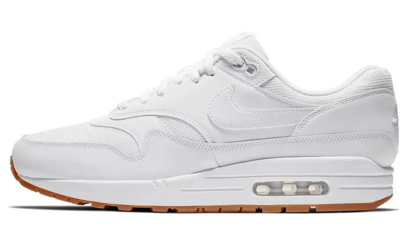 Nike Air Max 1 White Gum Sole “White / Gum Medium Brown” (AH8145-109)