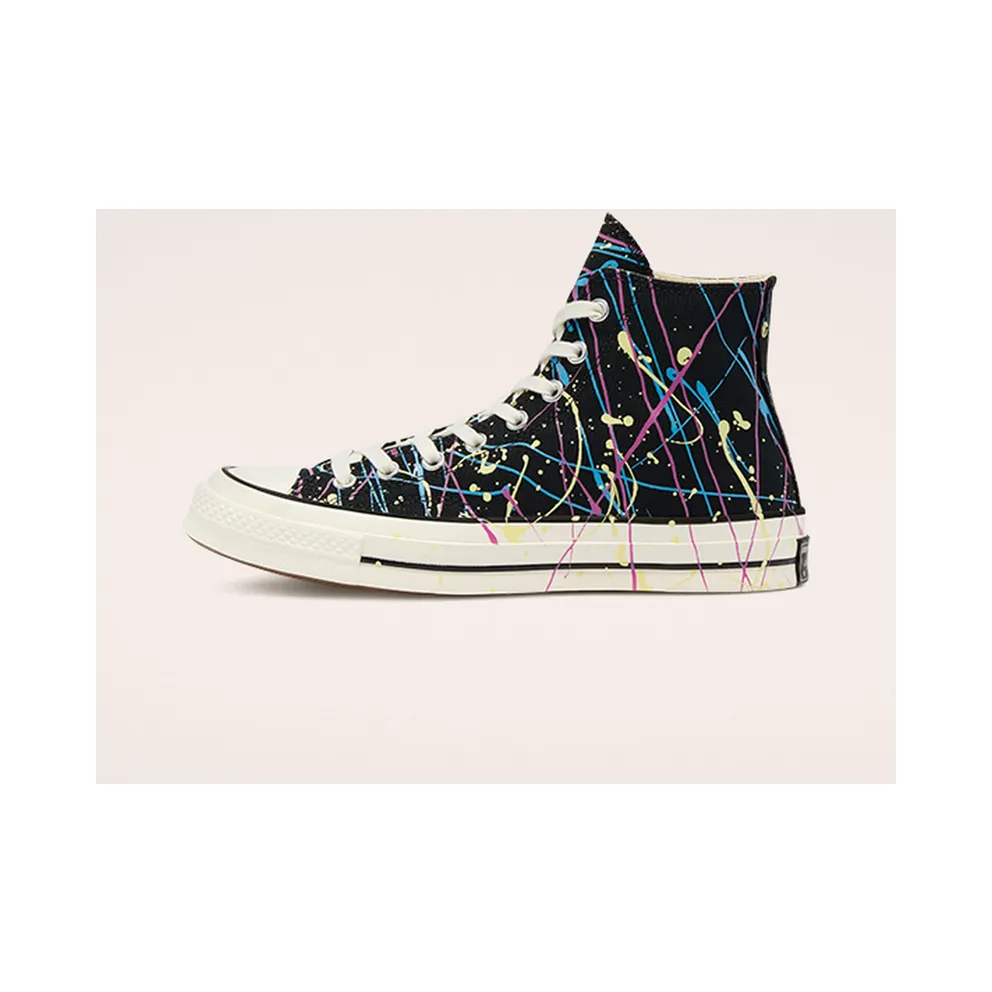 Converse Archive Paint Splatter Chuck 70 High Top Black/hyper Magenta/egret (170801C)