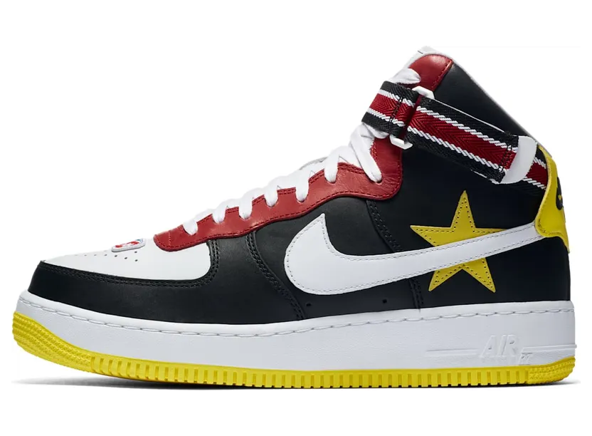 Nike x Riccardo Tisci Air Force 1 High Victorious Minotaur Black/Red/Yellow (AQ3366-600)