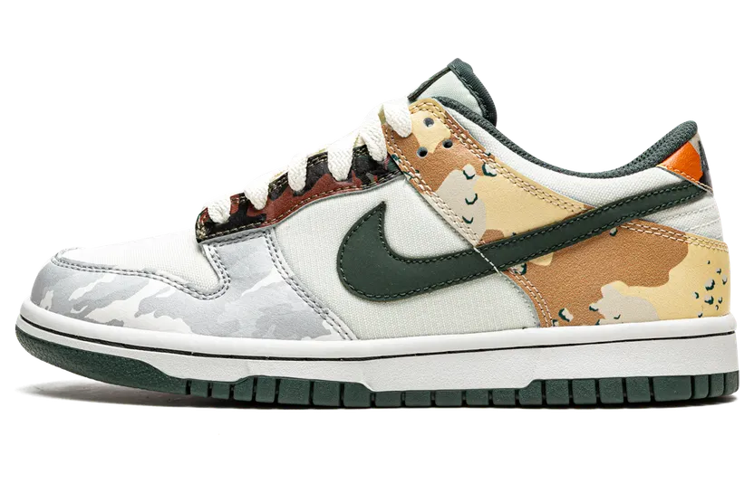Nike Dunk Low SE Multi Camo (GS) (DB1909-100)