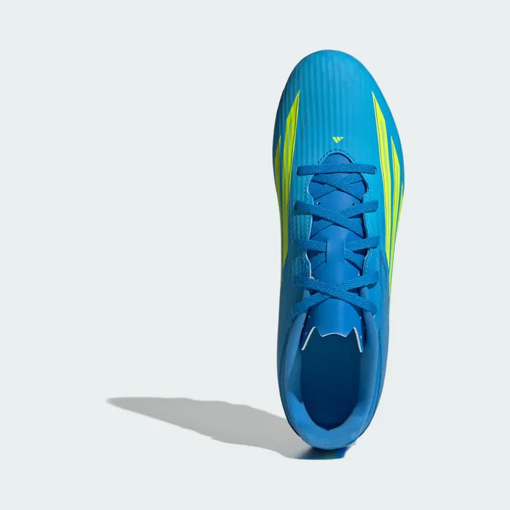 adidas F50 Club Firm Ground / Multi Ground Football Boots “Lucid Ray Blue / Team Solar Yellow 2 / Lucid Aquamarine” (JS1472)