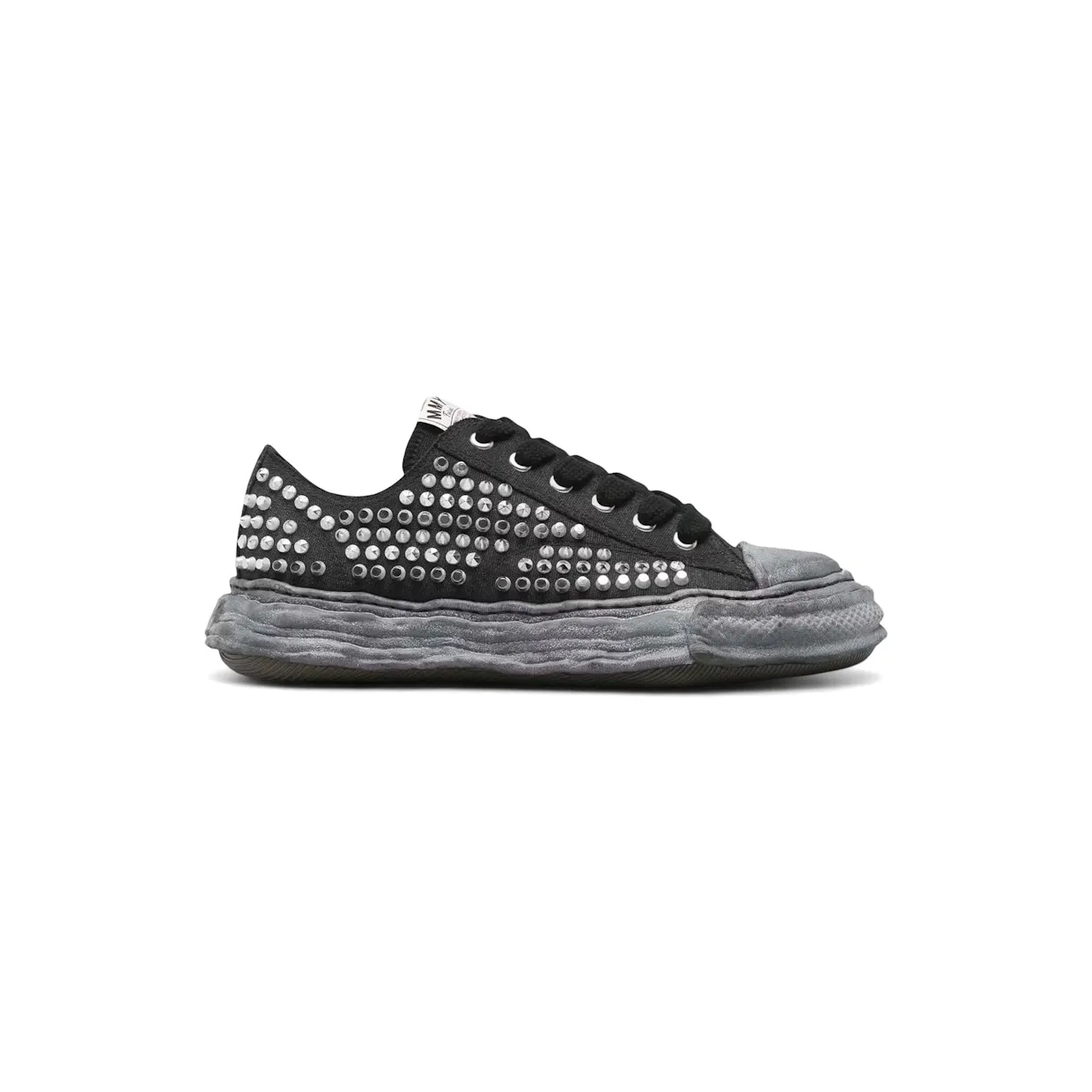 Maison Mihara Yasuhiro Peterson 23 OG Sole Canvas Low Studded Black (A16FW736-BLK)
