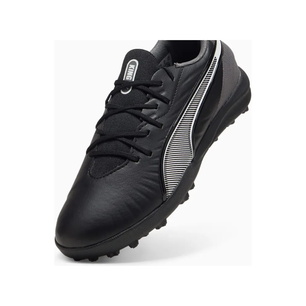 Puma King Match TT Jr Black White Cool Dark Gray (108050-01)