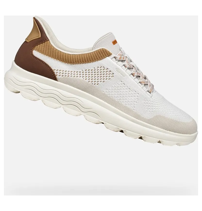 Geox sneaker Melkwit/Bruin (U65MPE06KEKC1999)