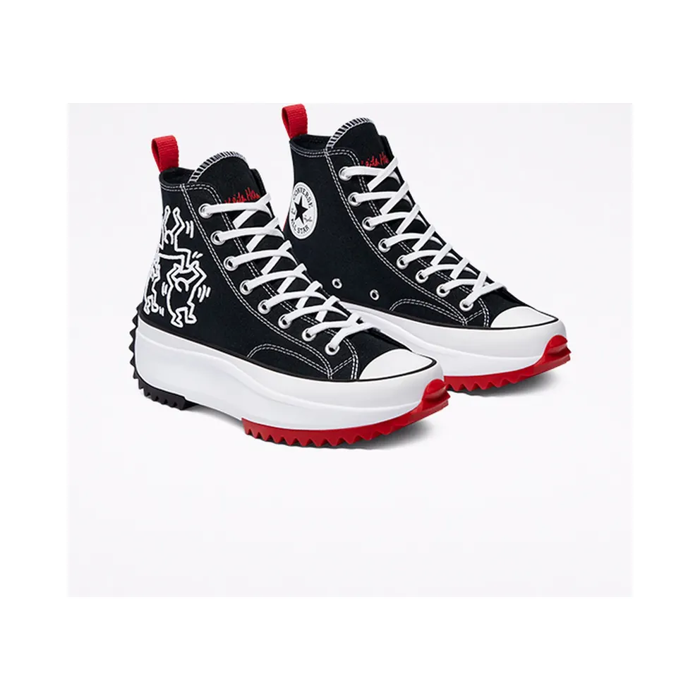 Converse Converse x Keith Haring Run Star Hike High Top Black/White/Red (171859C)