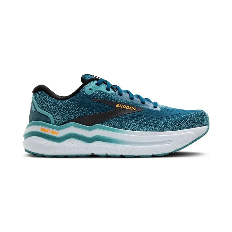 Brooks Ghost Max 2 Moroccan Blue Aqua Orange Pop (110431-1D-431)