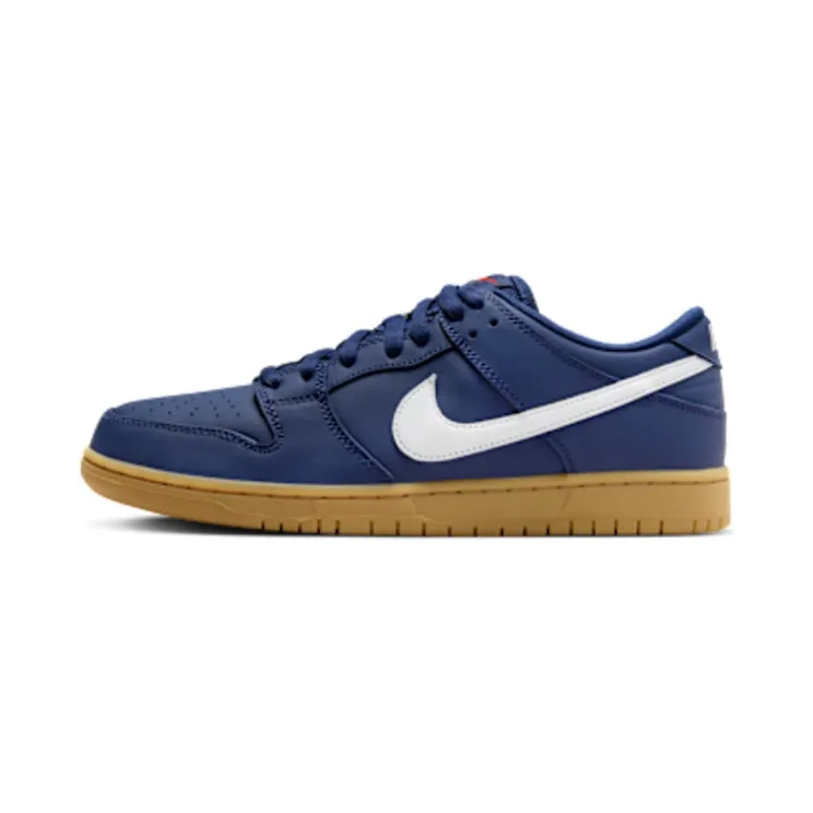 Nike SB Dunk Low Pro “Navy / Gum Light Brown / White” (FJ1674-400)