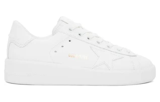 Golden Goose White Pure Star Sneakers (G36WS603.A2)
