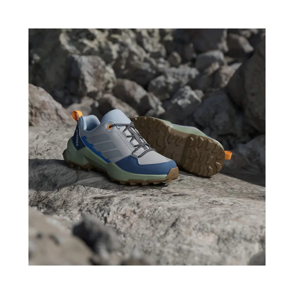 adidas Terrex Ax4r Hiking Grey Two Reflective Silver Glow Blue (JR9056)