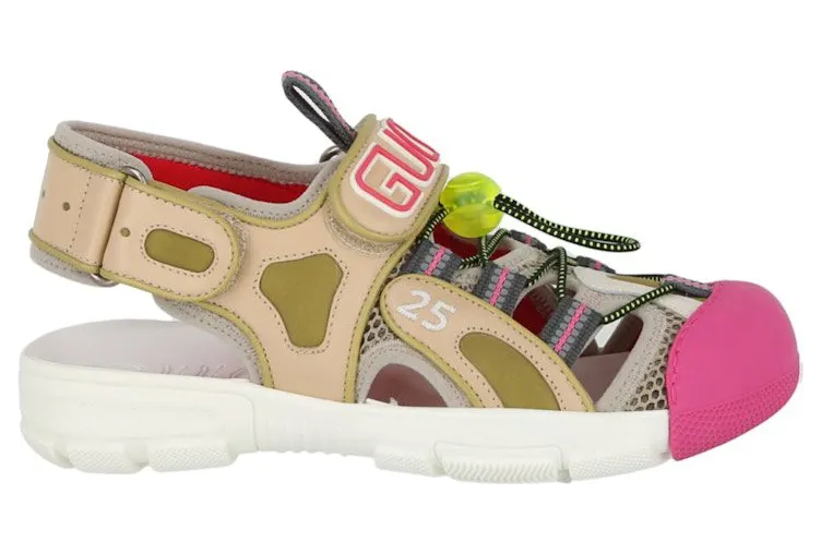 Gucci Tinsel Sport Sandals Crystal Beige (570440 98D30 8510)