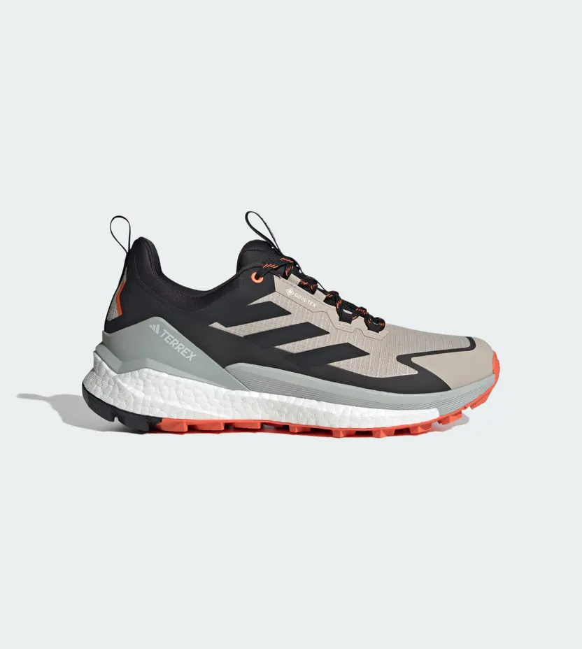 adidas Terrex Free Hiker 2.0 Low Gore-Tex Wonder Beige Core Black Semi Impact Orange (IG5459)