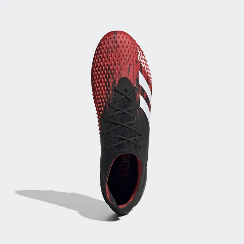 adidas Predator Mutator 20.1 FG Black White Red Core Black/Cloud White/Active Red (EF1629)