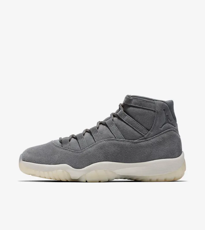 Jordan 11 Retro Pinnacle Grey Suede Cool Grey/Sail (914433-003)