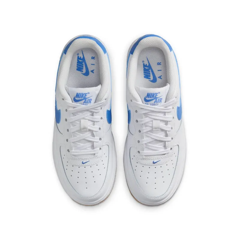 Nike Air Force 1 Low White Gum Light Brown Blue Beyond (FV5948-115)