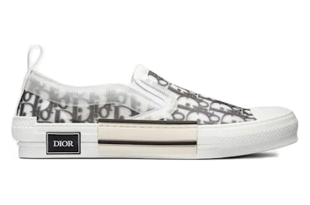 Dior And Shawn B23 Slip On Logo Oblique