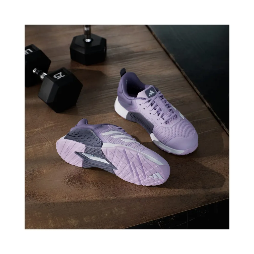 adidas Dropset 3 Training “Powder Plum / Cloud White / Preloved Violet” (JR1752)