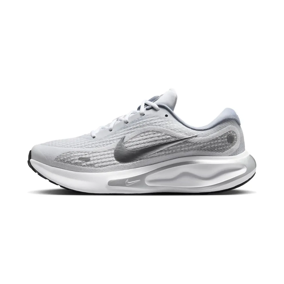 Nike Journey Run “White Black Ashen Slate Metallic Silver” (FN0228-104)