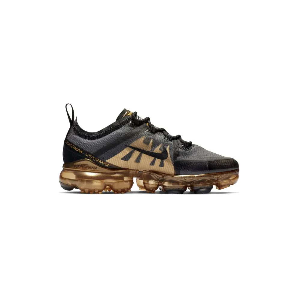 Nike Air VaporMax 2019 Black Metallic Gold (GS) Black/Black-Metallic Gold (AJ2616-004)