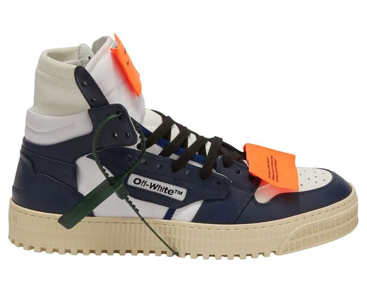 OFF-WHITE Off-Court 3.0 High White Navy Blue (FW22) (OMIA065F22LEA0010142)