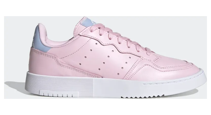 adidas Supercourt Schuh Clear Pink / Aeroblue / Cloud White (FU9956)