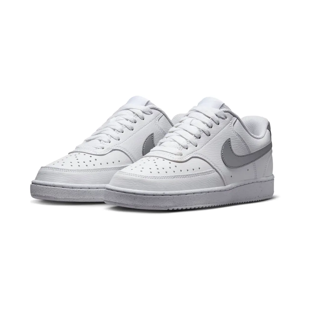 Nike Court Vision Low Next Nature White Metallic Silver (DH3158-108)