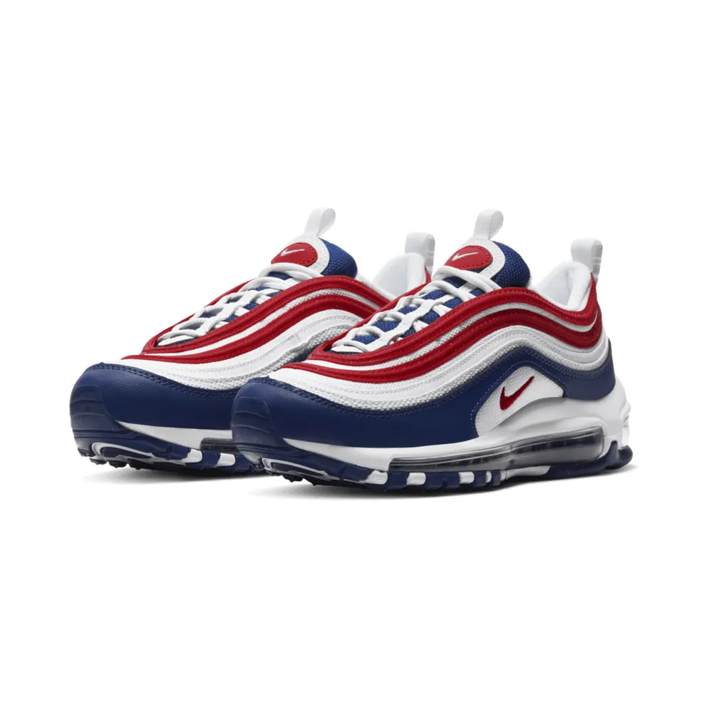 Nike Air Max 97 White Red Royal (GS) White/University Red-Game Royal (CW5856-100)