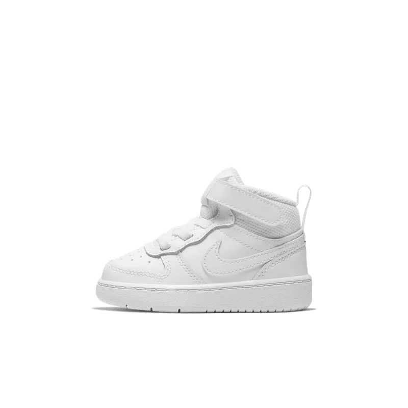 Nike Court Borough Mid 2 Baby and Toddler White (CD7784-100)