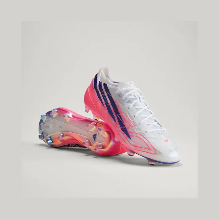 adidas F50 Hyperfast Evo Firm Ground Football Boots “Cloud White / Solar Purple / Solar Turbo” (KJ6109)