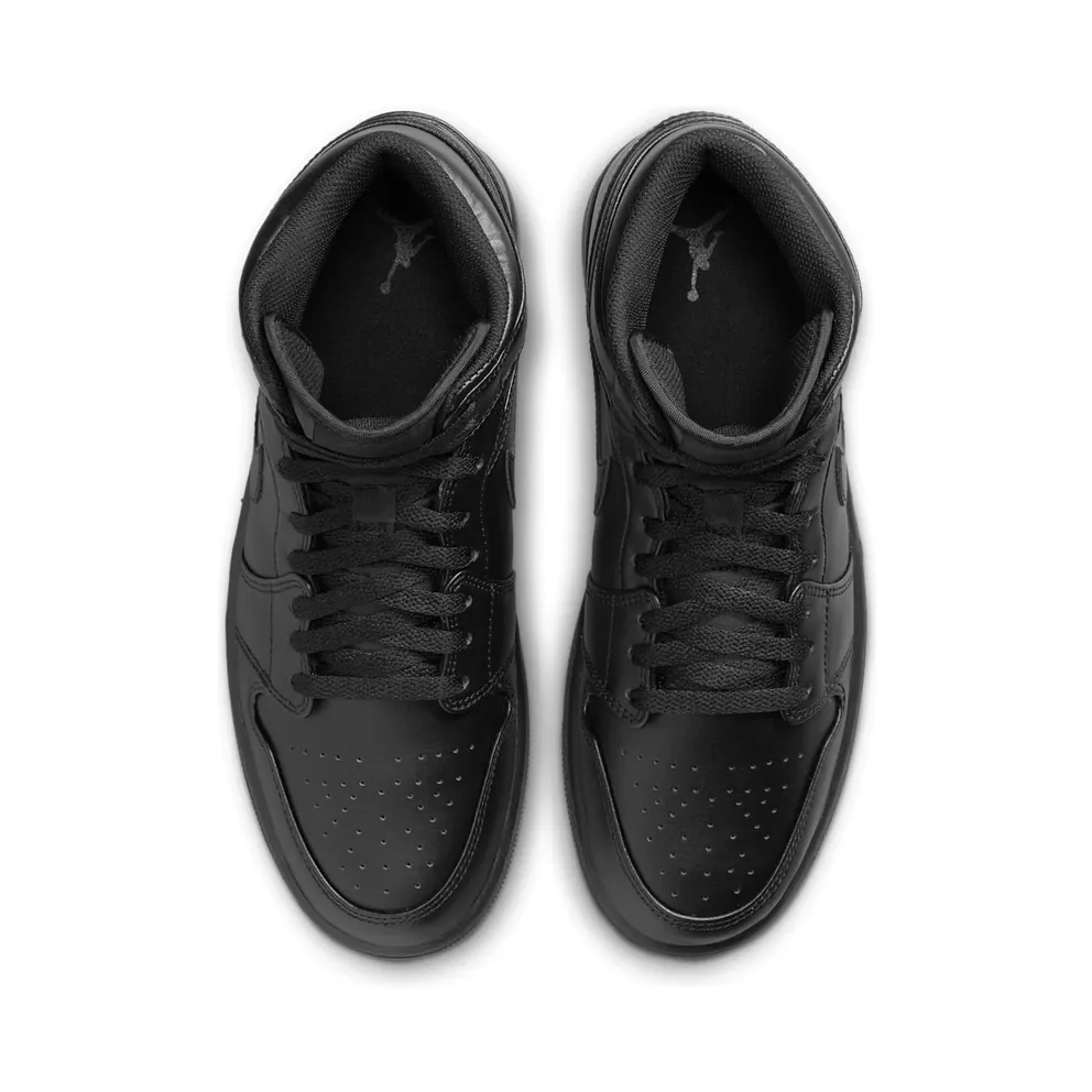 Air Jordan 1 Mid Black (554724-093)