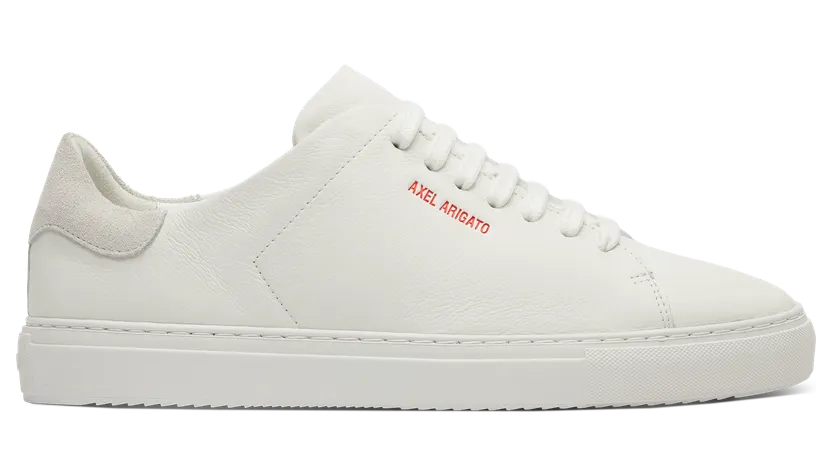 Axel Arigato Clean 90 Sneaker “White,Red” (F4620001)