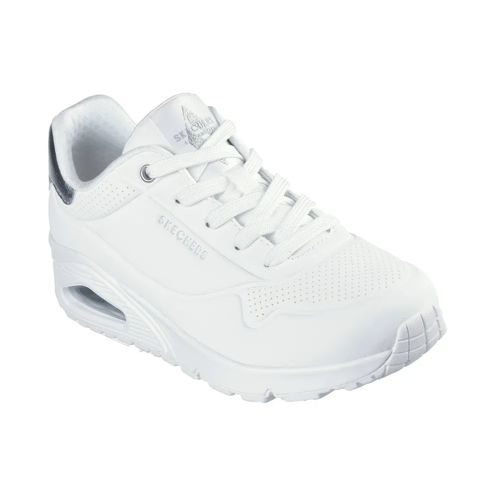 Skechers UNO – Golden Air – White / Silver (177094 WSL)