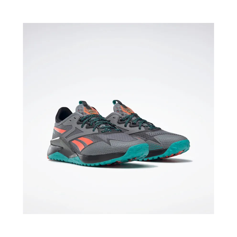 Reebok Nano X2 TR Adventure Pure Grey 5 / Core Black / Classic Teal (GY8905)