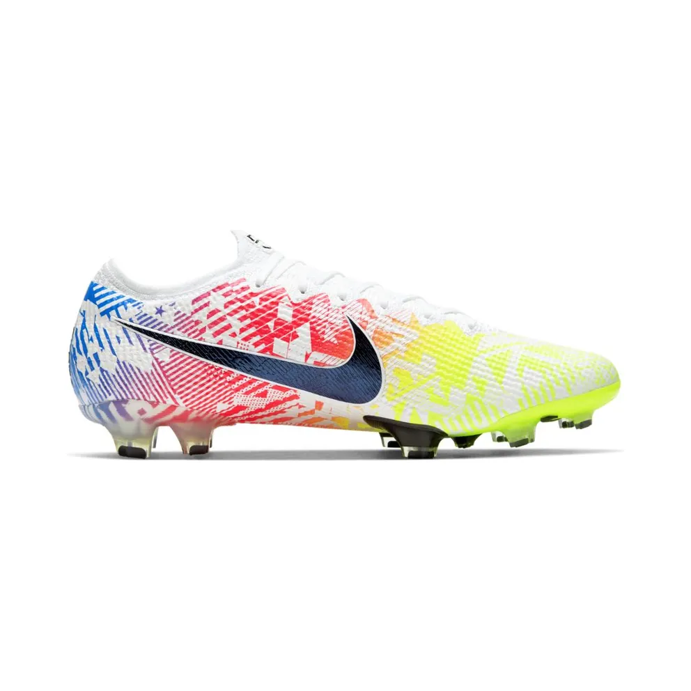 Nike Mercurial Vapor 13 Elite Neymar Jr FG Jogo Prismatico White/Racer Blue-Volt-Black (AT7898-104)