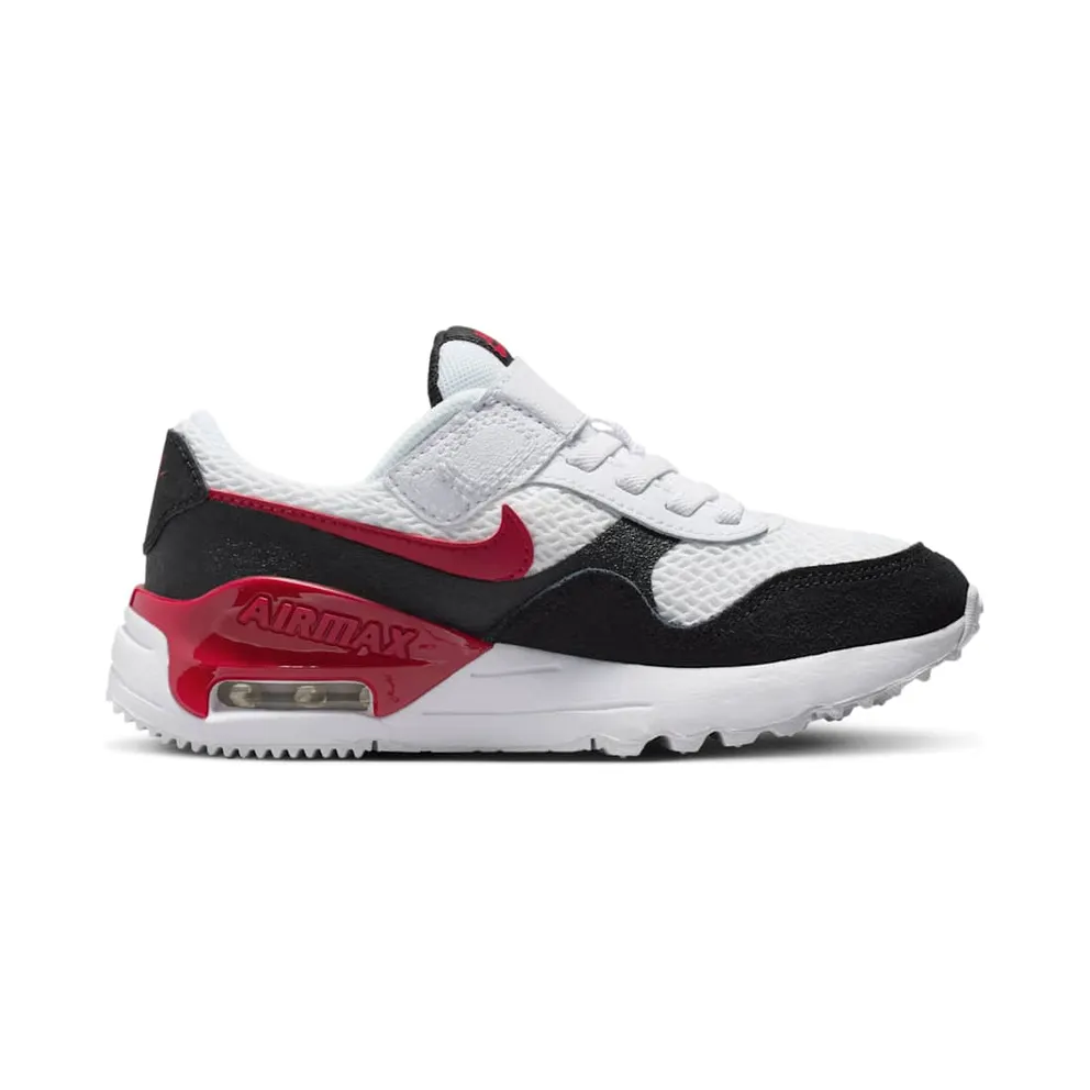 Nike Air Max SYSTM White Black Gym Red (DQ0285-117)