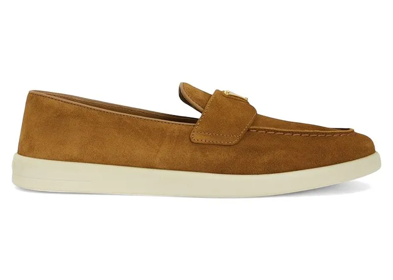 Prada Suede Leather Loafers Brown (1D222N_3LOL_F0046)