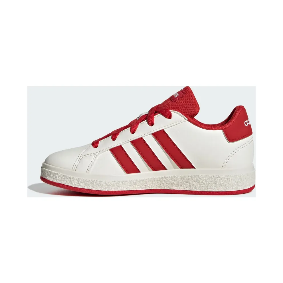 Adidas Grand Court Lifestyle Tennis Lace-Up Off White / Collegiate Red / Core Black (JQ0703)