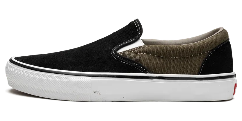 Vans Skate Slip-On “Black / Olive” (VN0A5FCAB1V)