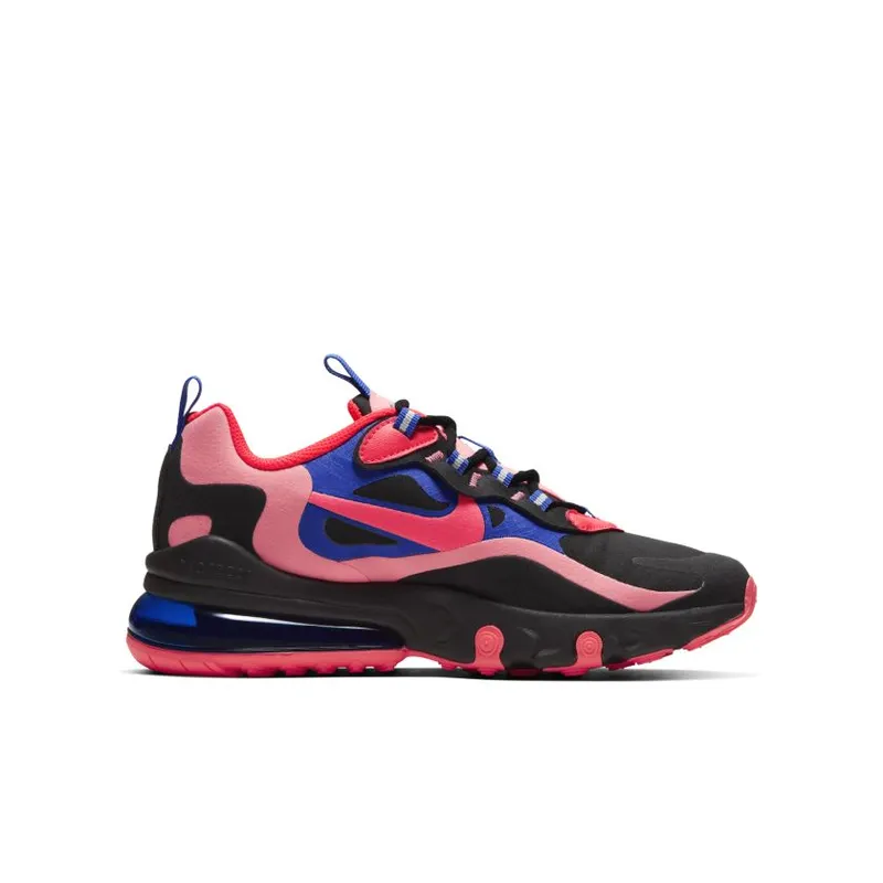Nike Air Max 270 React Sunset Pulse (GS) Black/Racer Blue/Sunset Pulse (CT1579-001)