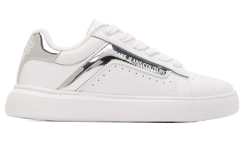 Versace Jeans Couture White Logo Sneakers (E73VA3SL3EZP130)