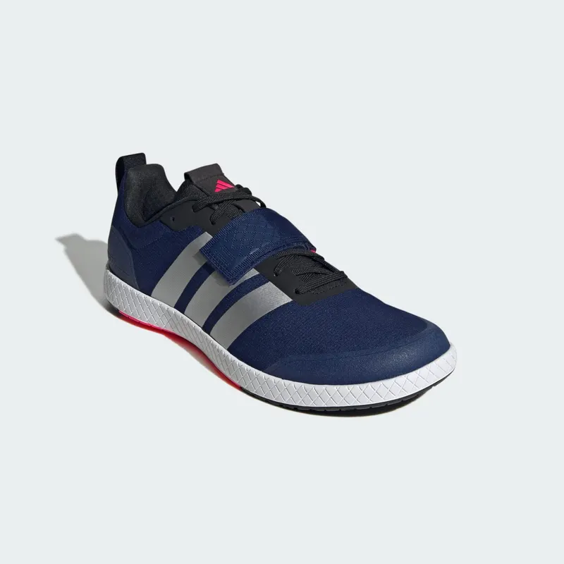 Adidas The Total Weightlifting Shoes Dark Blue / Silver Metallic / Core Black (JP6197)
