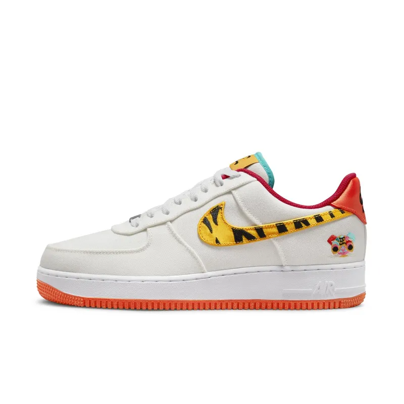 Nike Air Force 1 Low Year of the Tiger – “Sail / University Gold / White / Aurora Green / Orange” (DR0147-171)