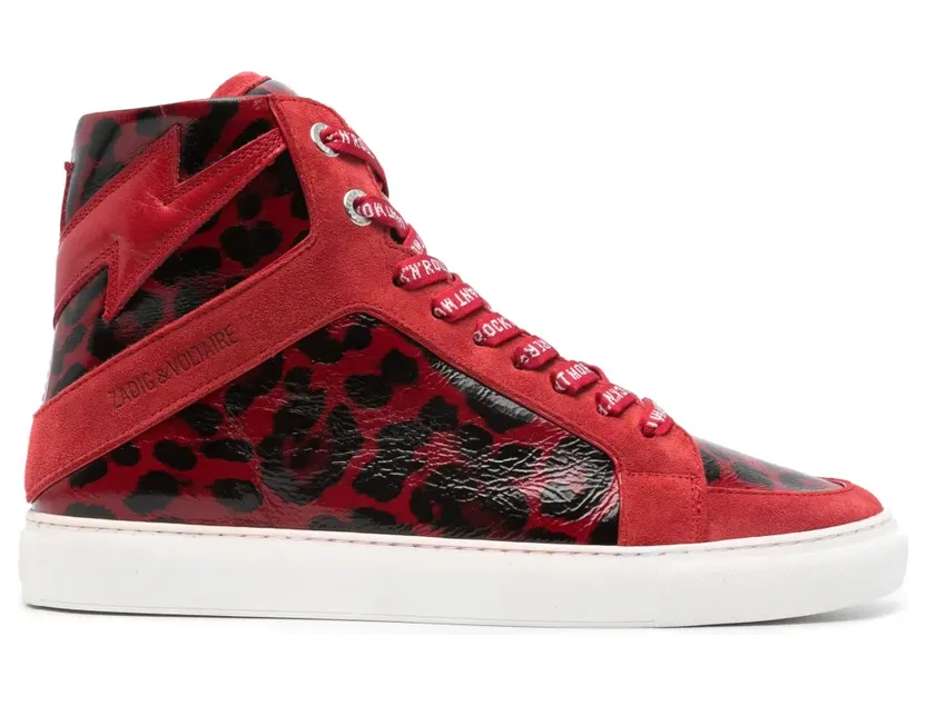 Zadig&Voltaire ZV1747 High Flash Keith sneakers – Rood (SWSN00479)